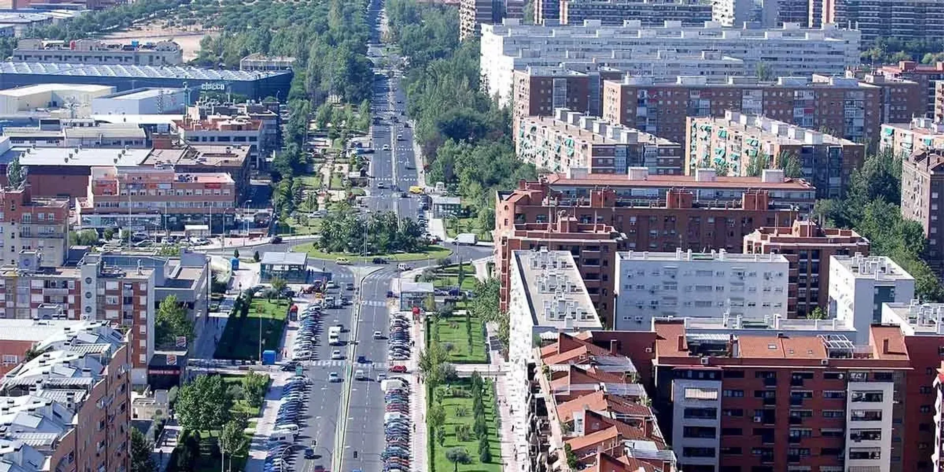 Fotografía panorámica de la ciudad de Alcorcón