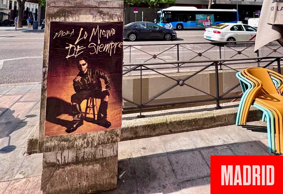 Así empapelamos Madrid, Barcelona y Sevilla con "Lo Mismo de Siempre", el nuevo álbum de Mora