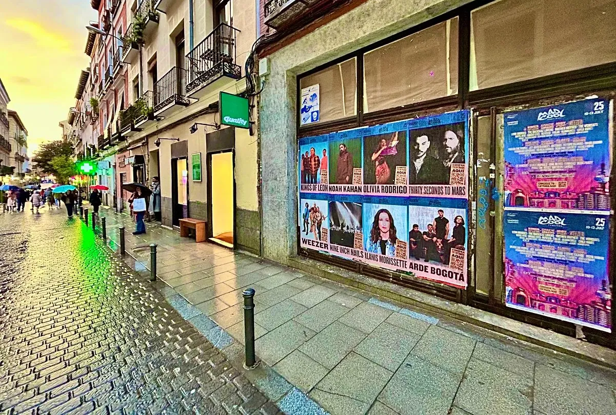 Come abbiamo annunciato il ritorno di "Mad Cool 2025" con un'affissione di manifesti per Madrid