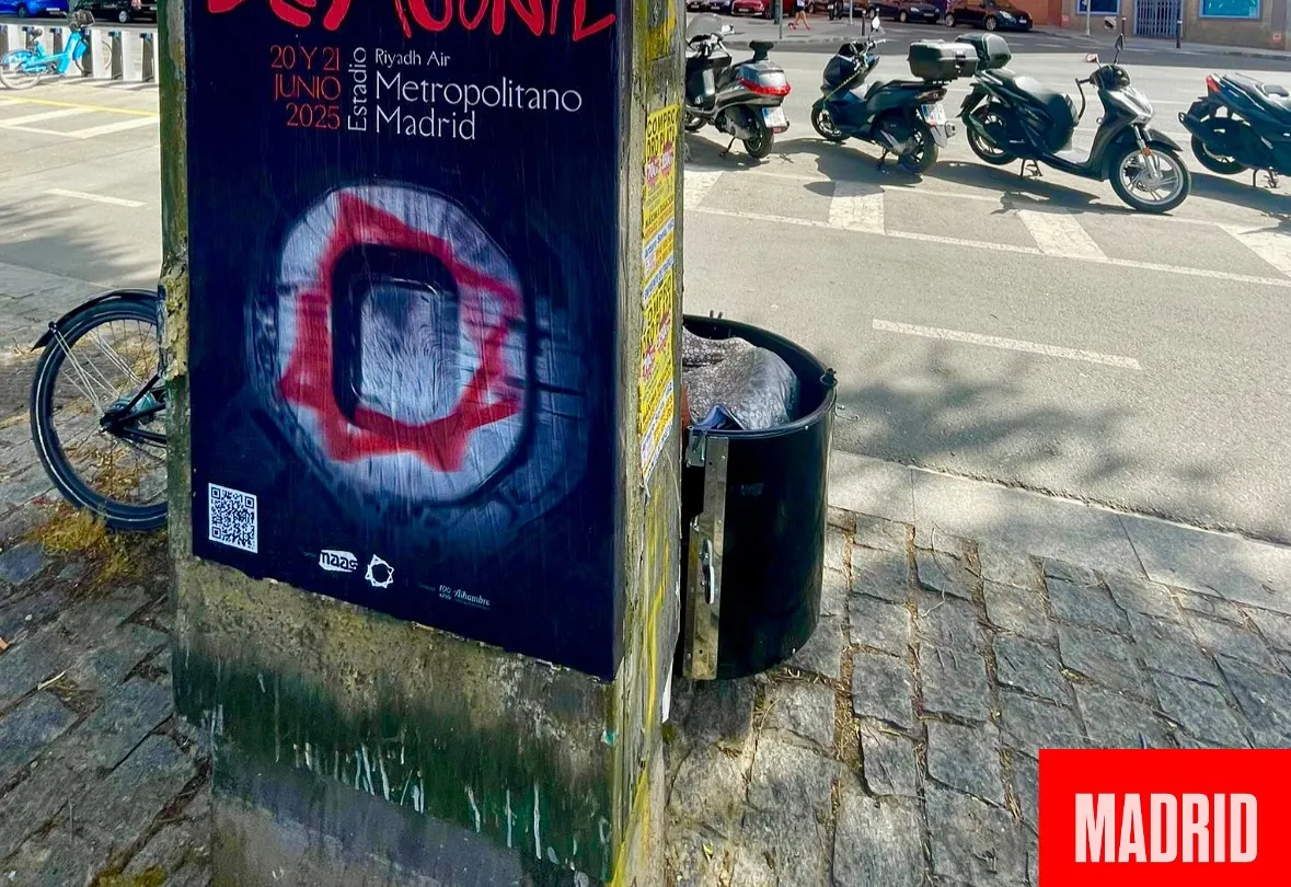 Llevamos a las calles de Madrid el anuncio del concierto de DELLAFUENTE y su disco "Torii Yama"