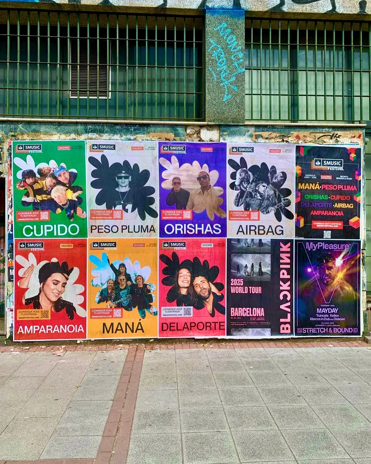 Cómo promocionamos el "SMUSIC FESTIVAL" en Madrid con cartelería exterior
