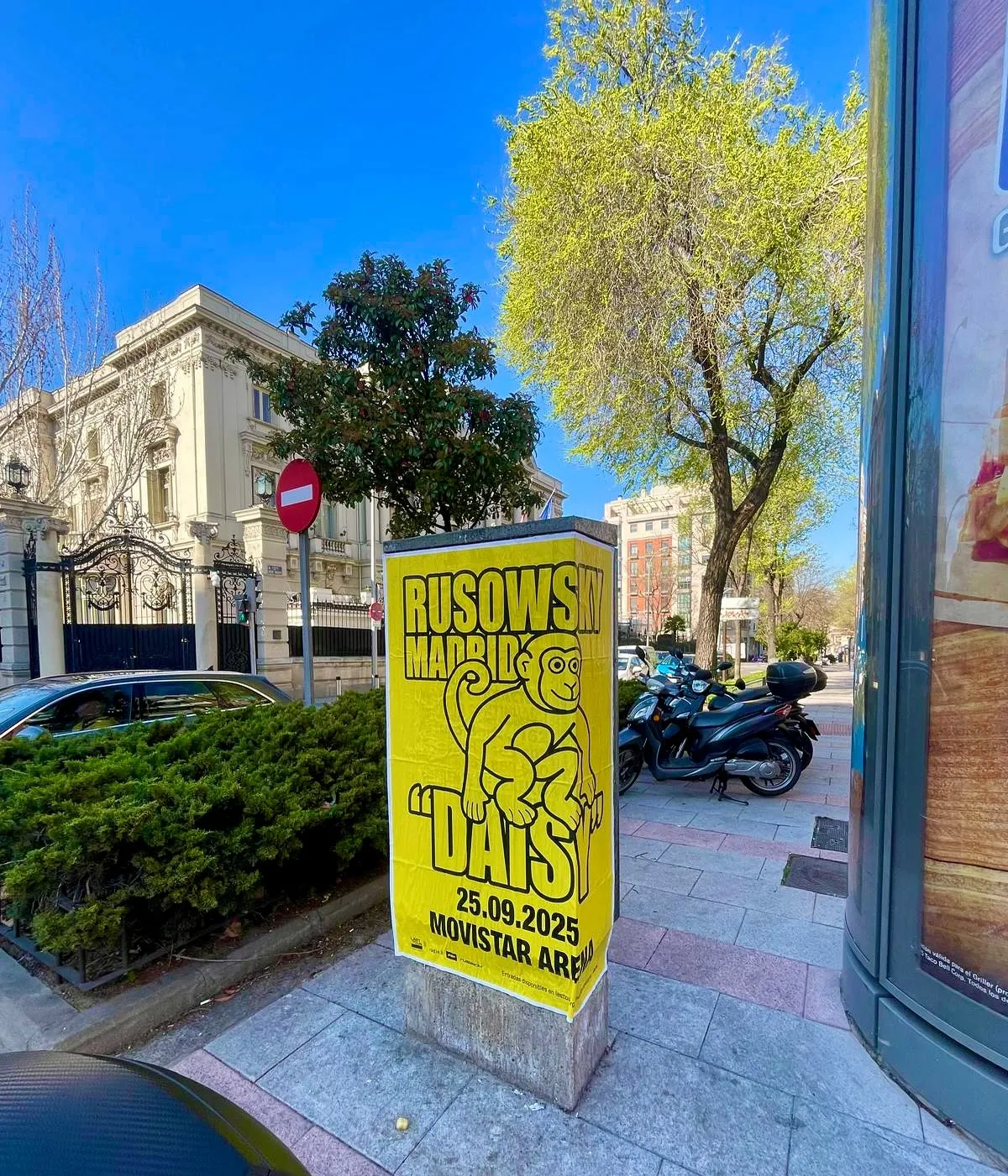 Así promocionamos en Madrid la presentación del álbum "DAISY" de rusowsky
