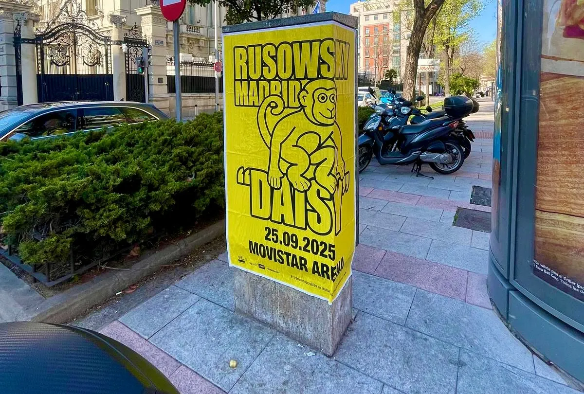 Así promocionamos en Madrid la presentación del álbum "DAISY" de rusowsky