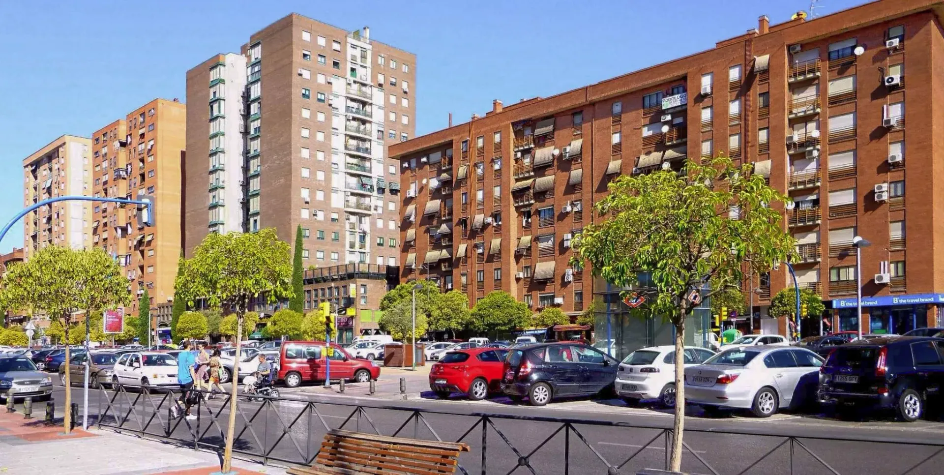 Fotografía panorámica de la ciudad de Leganés